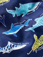 Boden Blue Snug Short John Glow Pyjamas - Image 4 of 4