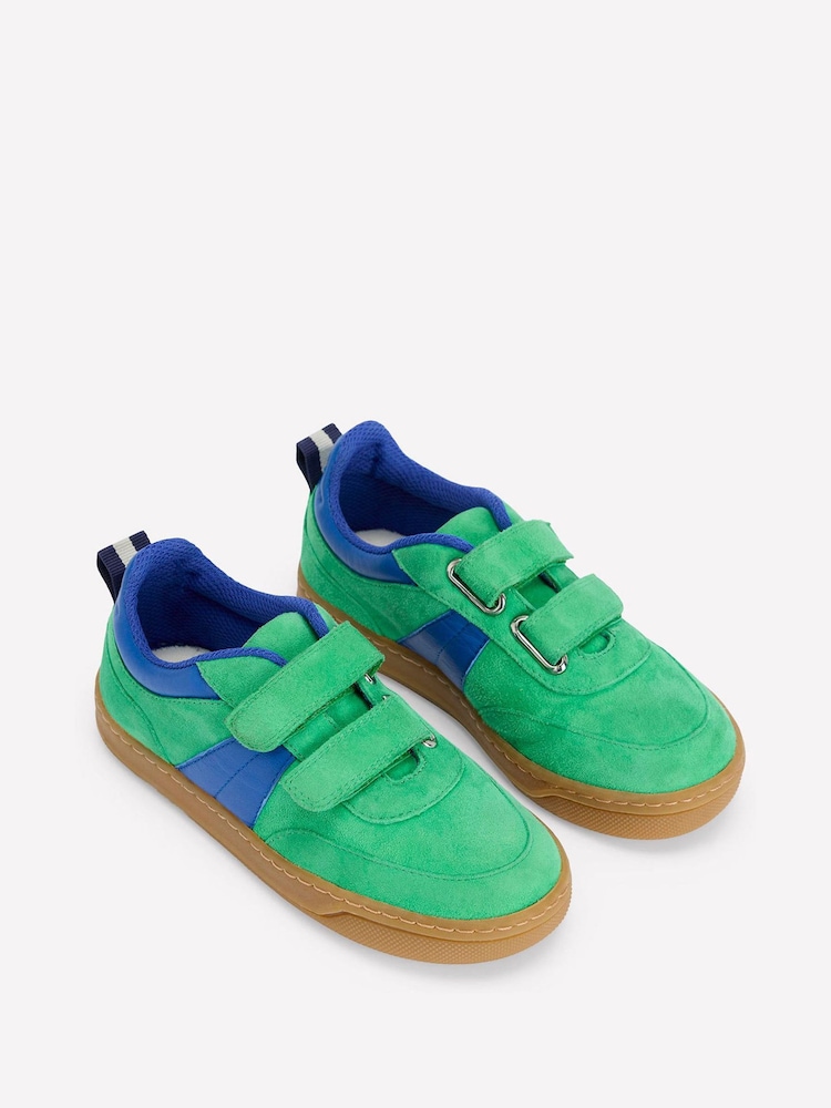 Boden Green Colourblock Low Tops - Image 2 of 3