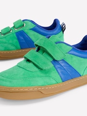 Boden Green Colourblock Low Tops - Image 3 of 3