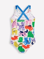 Boden Cream Cross Back Printed Swimsuit - Image 2 of 3