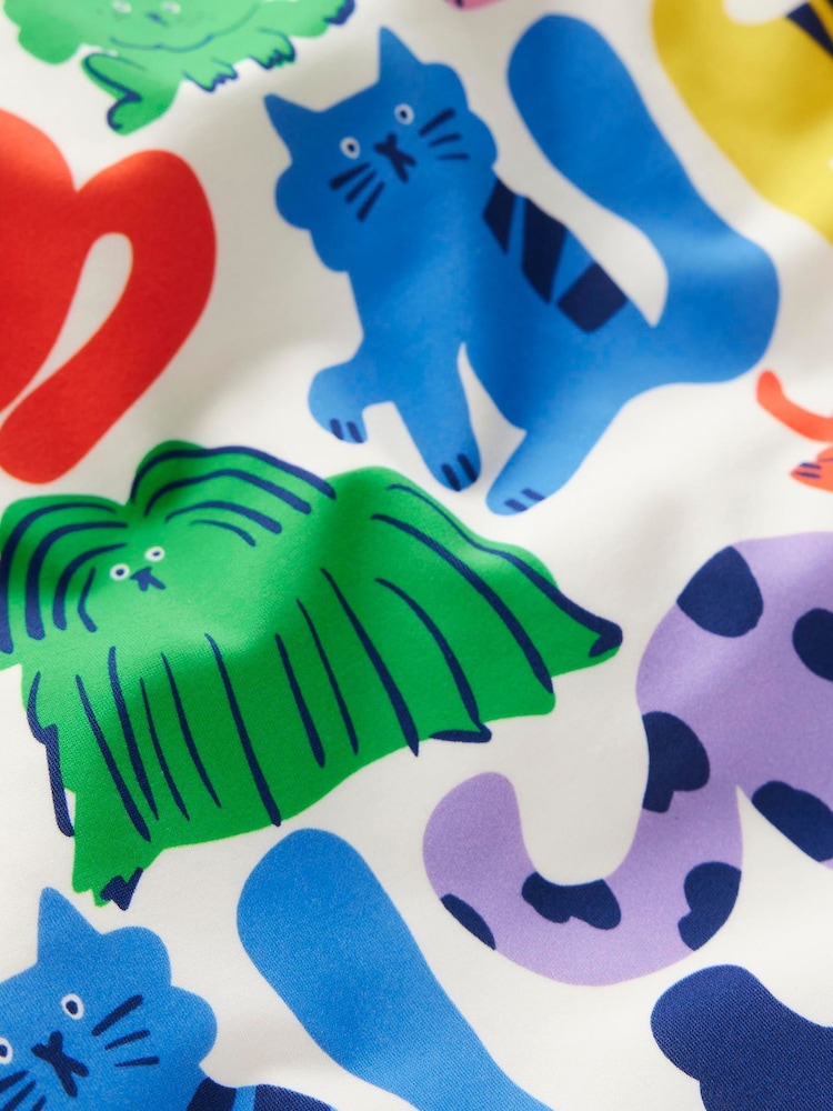 Boden Cream Cross Back Printed Swimsuit - Image 3 of 3