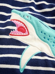 Boden Blue Appliqué Towelling Throw-on Coverup - Image 4 of 4
