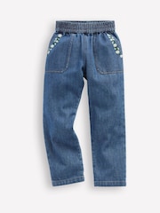 Boden Blue Pull On Trousers - Image 1 of 3