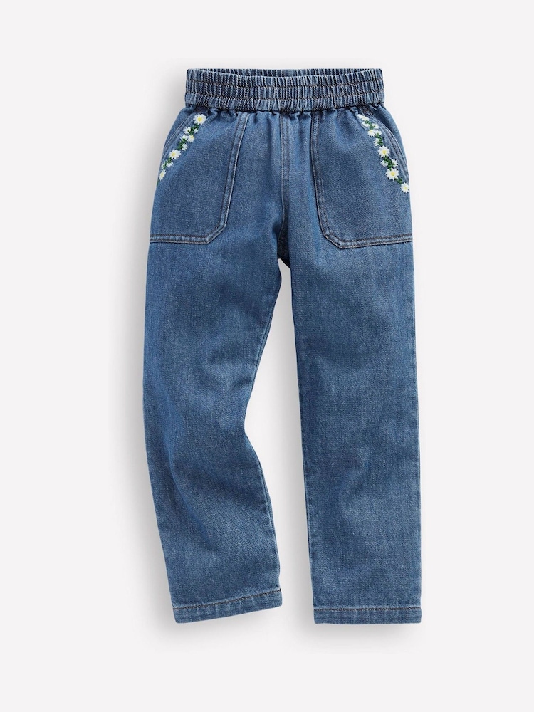 Boden Blue Pull On Trousers - Image 1 of 3