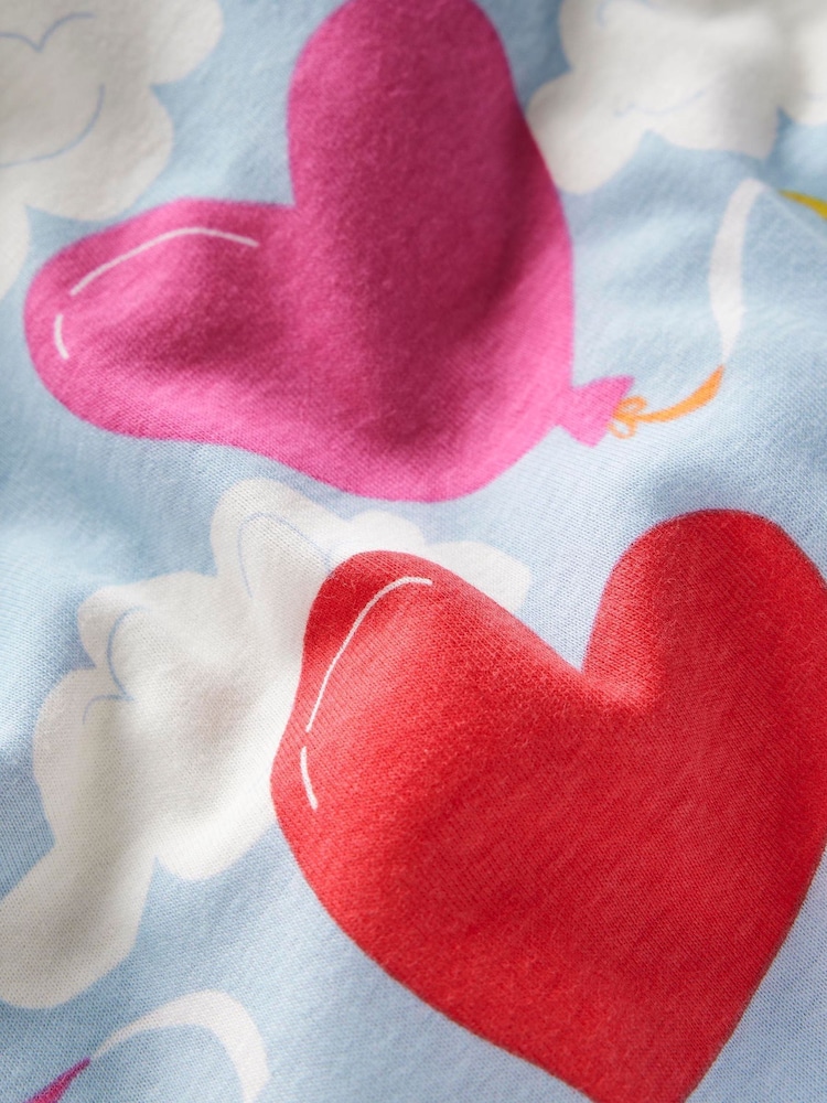 Boden Blue Snug Glow In The Dark 100% Cotton Pyjamas - Image 3 of 3