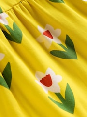 Boden Yellow Dixie Tiered Sweatshirt Dress - Image 3 of 3