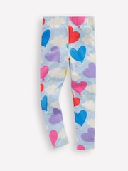 Boden Blue Heart Fun Leggings - Image 1 of 3