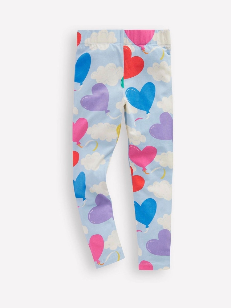 Boden Blue Heart Fun Leggings - Image 1 of 3
