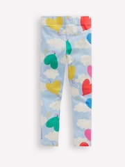 Boden Blue Heart Fun Leggings - Image 2 of 3