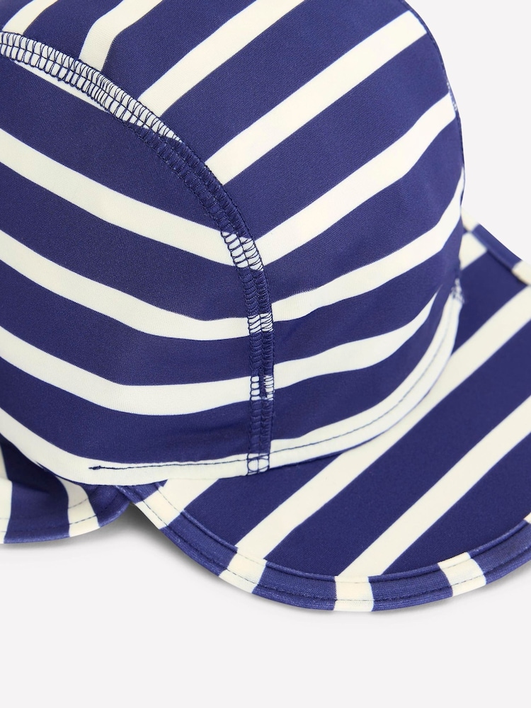 Boden Blue Fun Sun Safe Hat - Image 2 of 2