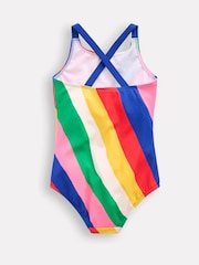Boden Pink Cross Back Printed Swimsuit - Image 2 of 3