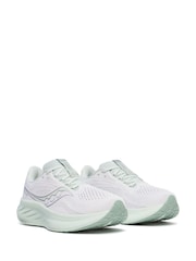 siva - Ženski športni copati Saucony Ride 18 - Slika 3 iz 6