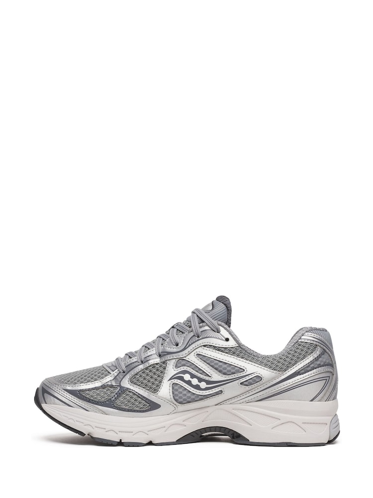 Saucony Womens Grey Guide 7 Trainers - Image 2 of 6 Saucony Womens Grey Guide 7 Trainers - Image 2 of 6