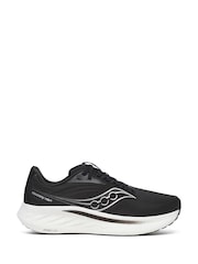 črna - Saucony Mens Ride 18 Trainers - Slika 1 iz 5