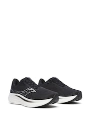 črna - Saucony Mens Ride 18 Trainers - Slika 3 iz 5