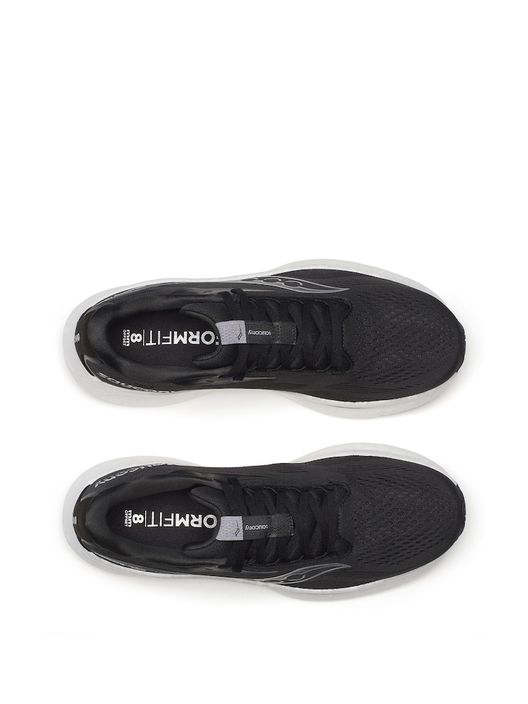 črna - Saucony Mens Ride 18 Trainers - Slika 5 iz 5