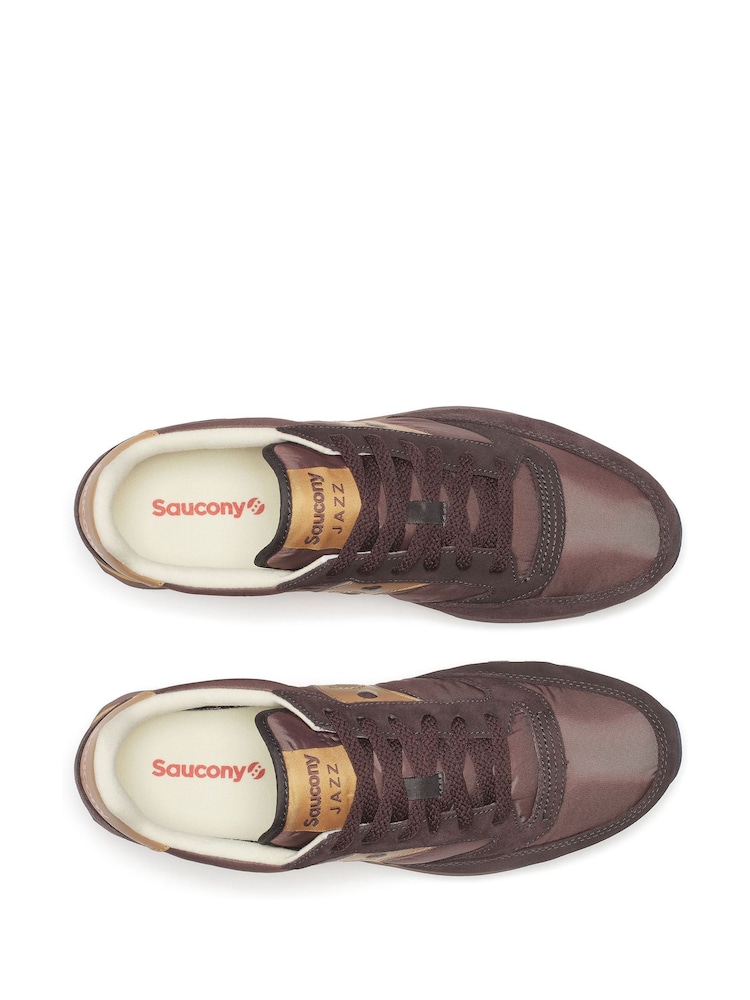 Buy Saucony Mens Jazz Original Brown Trainers from Next USA display picture 3