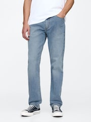 Gap Light Wash Blue Straight Leg Jeans - Image 4 of 8