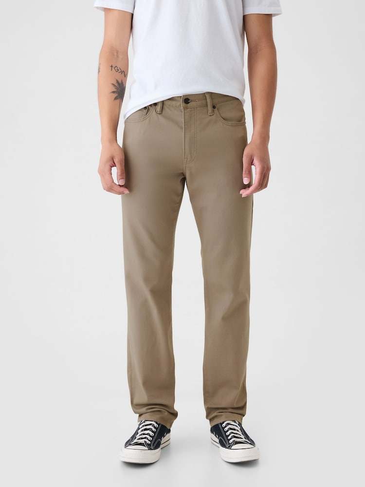 Бежевый - Gap Everyday Straight Fit Jeans - Изображение 1 из 5 Бежевый - Gap Everyday Straight Fit Jeans - Изображение 1 из 5