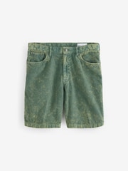 Gap Green Washed Cotton Corduroy Carpenter Shorts - Image 6 of 11