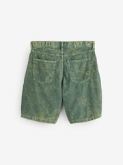Gap Green Washed Cotton Corduroy Carpenter Shorts - Image 7 of 11