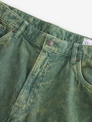 Gap Green Washed Cotton Corduroy Carpenter Shorts - Image 9 of 11
