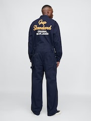 Gap Navy Blue Twill Coveralls - Image 2 of 11