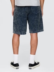 Gap Blue Washed Cotton Corduroy Carpenter Shorts - Image 3 of 10