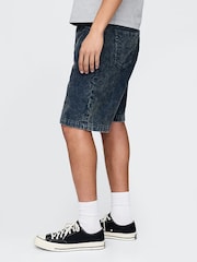 Gap Blue Washed Cotton Corduroy Carpenter Shorts - Image 4 of 10