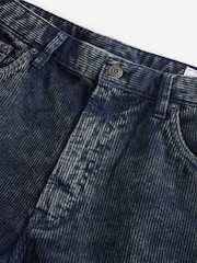 Gap Blue Washed Cotton Corduroy Carpenter Shorts - Image 8 of 10