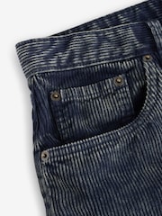 Gap Blue Washed Cotton Corduroy Carpenter Shorts - Image 9 of 10