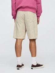 Gap Cream Washed Cotton Corduroy Carpenter Shorts - Image 2 of 11
