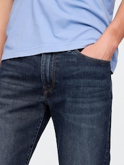 Gap Dark Wash Blue Straight Leg Jeans - Image 5 of 6