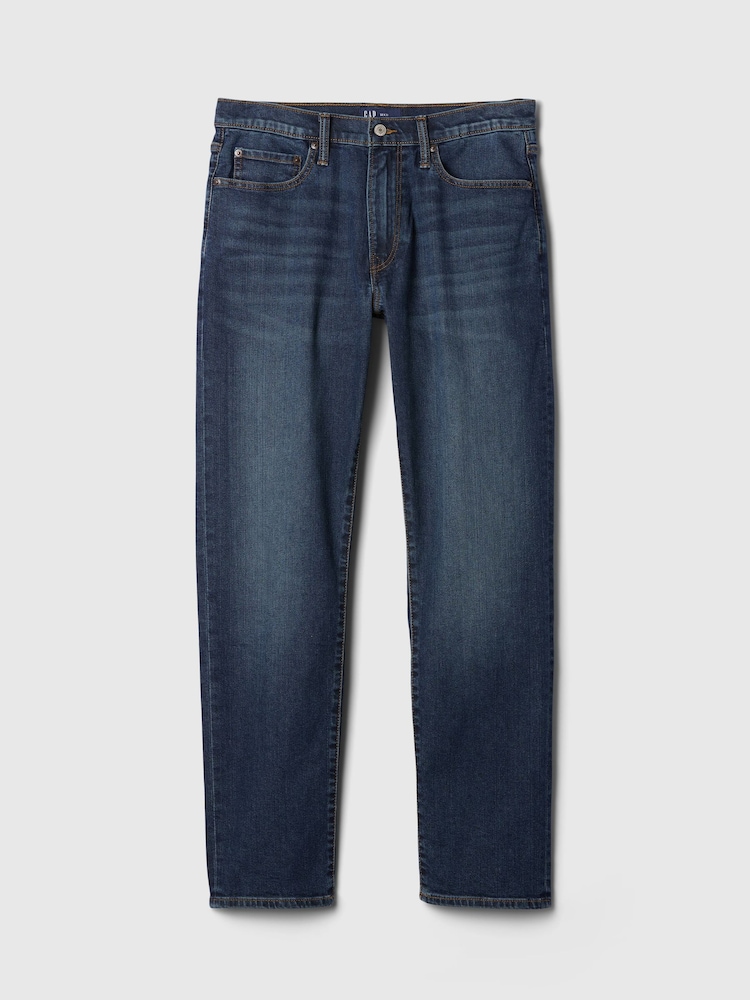 Gap Dark Wash Blue Straight Leg Jeans - Image 6 of 6