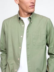 Gap Green Regular Fit Long Sleeve Oxford Shirt - Image 4 of 5