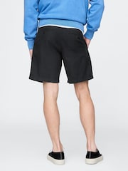 Zwart - Gap 8"" Linnen-katoenen chino shorts - Image 2 of 5