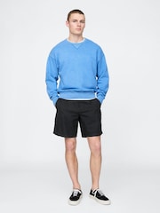 Zwart - Gap 8"" Linnen-katoenen chino shorts - Image 3 of 5
