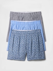 Gap Navy/Blue 4" Boxers 3 Pack - Image 1 of 1