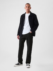 Черный - Gap Everyday Straight Fit Jeans - Изображение 1 из 5