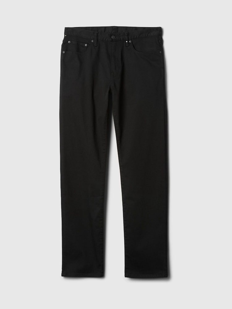 Черный - Gap Everyday Straight Fit Jeans - Изображение 5 из 5 Черный - Gap Everyday Straight Fit Jeans - Изображение 5 из 5