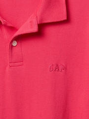 Gap Pink Logo Pique Polo Shirt - Image 5 of 5