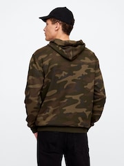 Camuflaje marrón - Pulóver - Sudadera con capucha y logo en arco de Gap - Imagen 2 de 5