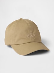 Коричневый - Gap Adult 100% Cotton Logo Baseball Cap - Image 1 of 1