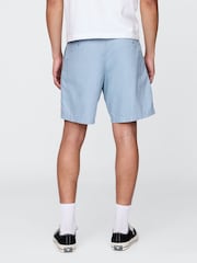 Синий - Gap 8"" Linen-Cotton Chino Shorts - Изображение 2 из 8