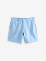 Синий - Gap 8"" Linen-Cotton Chino Shorts - Изображение 5 из 8