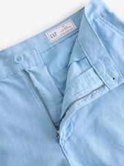 Синий - Gap 8"" Linen-Cotton Chino Shorts - Изображение 7 из 8