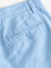 Синий - Gap 8"" Linen-Cotton Chino Shorts - Изображение 8 из 8