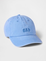 Синий - Gap Adult 100% Cotton Logo Baseball Cap - Image 1 of 2