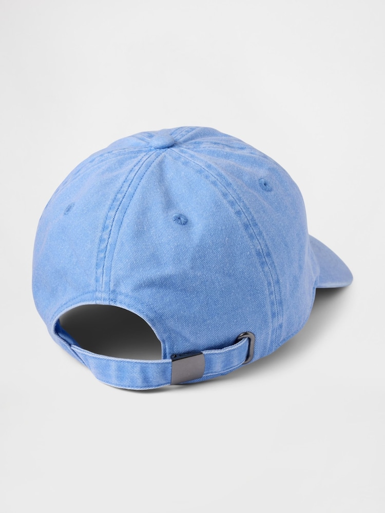 Синий - Gap Adult 100% Cotton Logo Baseball Cap - Image 2 of 2