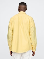 Gap Yellow Classic Oxford Shirt In Standard Fit - Image 2 of 5